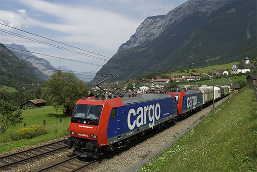 Zug am Gotthard von SBB Cargo International